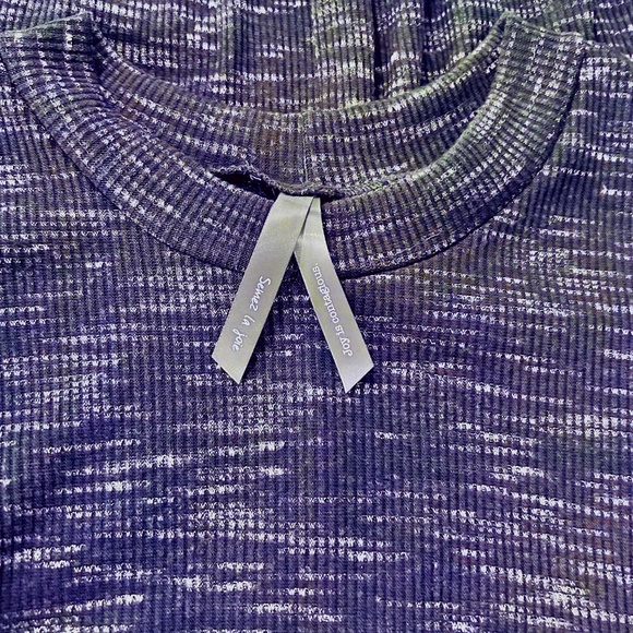 TUNIC, LONG LENGTH, PATRIOT BLUE (Medium Blue) & WHITE, SIZE 5X, MADE IN CANADA! - Picture 11 of 12